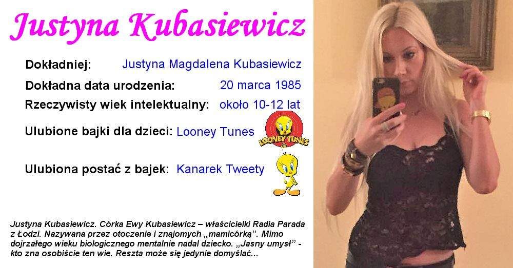 Justyna Kubasiewicz Łódź Justyna Kubasiewicz Instagram Facebook Justyna Kubasiewicz Radio Parada
